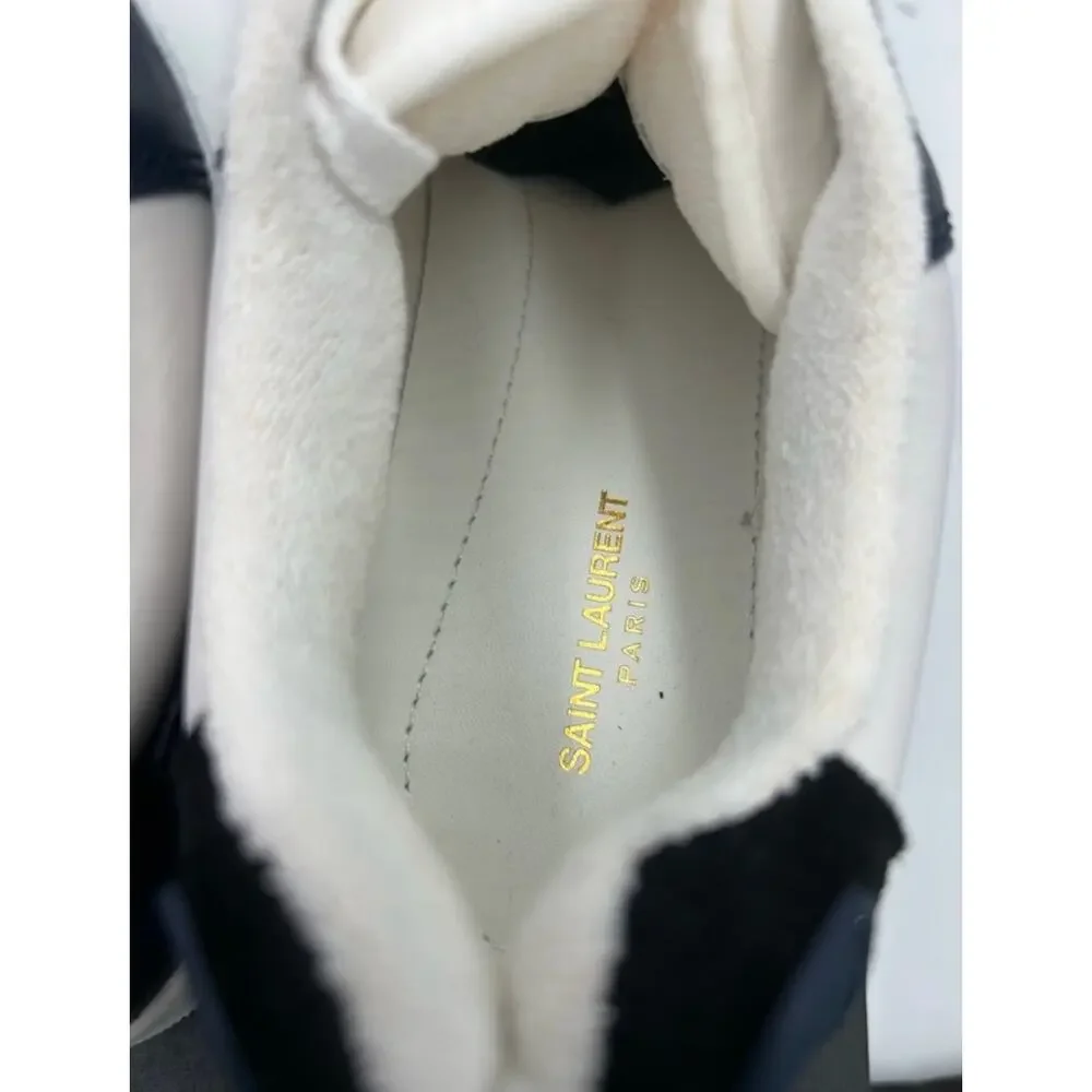 Men's Saint Laurent bump color block suede/leather sneakers size 43 made Italy - Picture 8 of 10